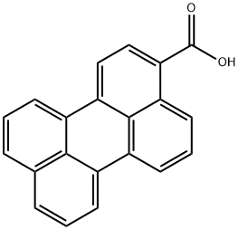 3-Perylenecarboxylic acid Struktur