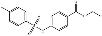 ethyl 4-[(4-methylphenyl)sulfonylamino]benzoate Struktur