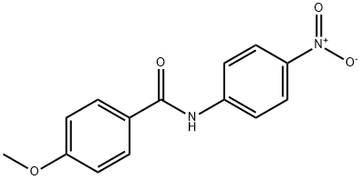 Benzamide,4-methoxy-N-(4-nitrophenyl)- Struktur