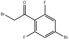 2,4'-dibromo-2',6'-difluoroacetophenone Struktur