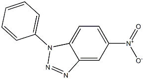 5-nitro-1-phenylbenzotriazole Struktur