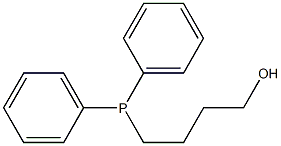 1-Butanol, 4-(diphenylphosphino)- Struktur