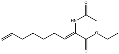 ethyl (Z)-2-acetamidonona-2,8-dienoate Struktur