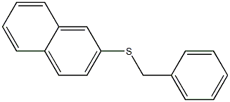 2-benzylsulfanylnaphthalene Struktur