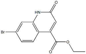 Ethyl 7-bromo-2-oxo-1,2-dihydroquinoline-4-carboxylate Struktur