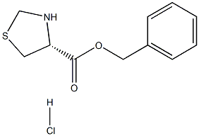 R-4-Thiazolidinecarboxylic acid phenylmethyl ester hydrochloride Struktur