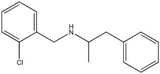 N-[(2-chlorophenyl)methyl]-1-phenylpropan-2-amine Struktur