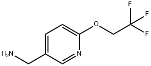 (6-(2,2,2-TRIFLUOROETHOXY)PYRIDIN-3-YL)METHANAMINE Struktur