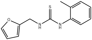 1-(furan-2-ylmethyl)-3-(2-methylphenyl)thiourea Struktur