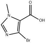 4-BROMO-1-METHYL-1H-IMIDAZOLE-5-CARBOXYLIC ACID Struktur