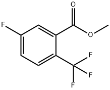 methyl 5-fluoro-2-(trifluoromethyl)benzoate Struktur