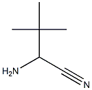 Butanenitrile, 2-amino-3,3-dimethyl- Struktur