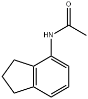 N-INDAN-4-YLACETAMIDE Struktur