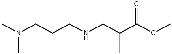 methyl 3-{[3-(dimethylamino)propyl]amino}-2-methylpropanoate Struktur