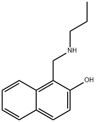 1-[(propylamino)methyl]naphthalen-2-ol Struktur