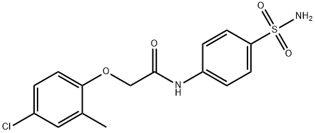 2-(4-chloro-2-methylphenoxy)-N-(4-sulfamoylphenyl)acetamide Structure