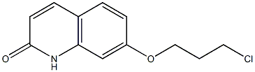 2(1H)-Quinolinone, 7-(3-chloropropoxy)- Struktur