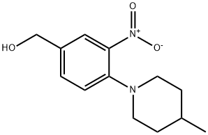 Benzenemethanol, 4-(4-methyl-1-piperidinyl)-3-nitro-