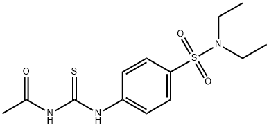 N-[({4-[(diethylamino)sulfonyl]phenyl}amino)carbonothioyl]acetamide Struktur