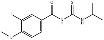 3-iodo-4-methoxy-N-(propan-2-ylcarbamothioyl)benzamide Struktur