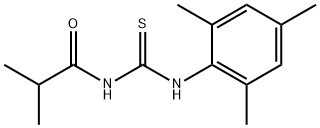 N-[(mesitylamino)carbonothioyl]-2-methylpropanamide Struktur