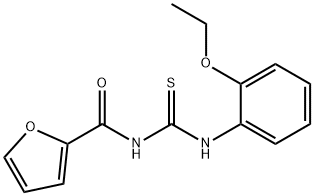 N-{[(2-ethoxyphenyl)amino]carbonothioyl}-2-furamide Struktur