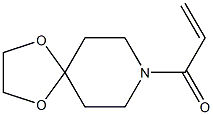 1,4-Dioxa-8-azaspiro[4.5]decane, 8-(1-oxo-2-propenyl)- Struktur