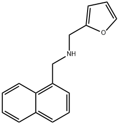 (furan-2-ylmethyl)(naphthalen-1-ylmethyl)amine Struktur