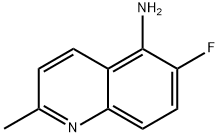 6-Fluoro-2-methyl-quinolin-5-ylamine Struktur