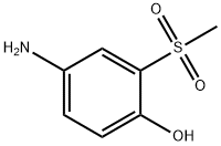 4-Amino-2-(methylsulfonyl)phenol Struktur