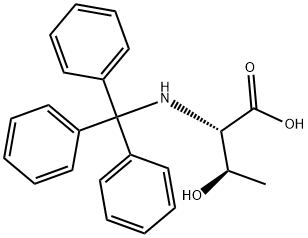 L-Threonine, N-(triphenylmethyl)- Struktur