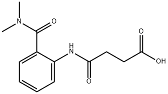 4-[2-(dimethylcarbamoyl)anilino]-4-oxobutanoic acid Struktur