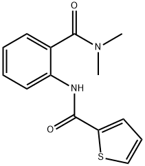 N-[2-(dimethylcarbamoyl)phenyl]thiophene-2-carboxamide Struktur