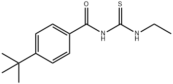 4-tert-butyl-N-(ethylcarbamothioyl)benzamide Struktur