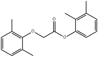 2,3-dimethylphenyl (2,6-dimethylphenoxy)acetate Struktur