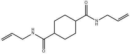 N,N'-diallyl-1,4-cyclohexanedicarboxamide Struktur