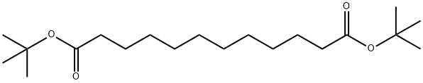 Dodecanedioic acid, bis(1,1-dimethylethyl) ester Struktur