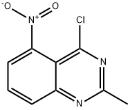 Quinazoline, 4-chloro-2-methyl-5-nitro- Struktur