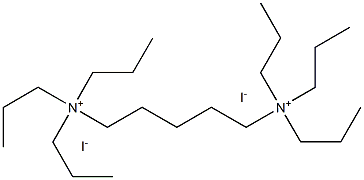 1,5-戊二胺,N1,N1,N5,N5六丙基,碘化物(1:2) 結(jié)構(gòu)式