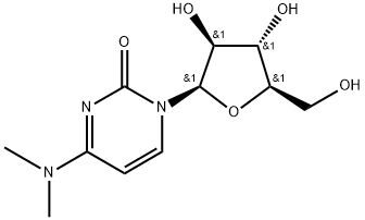 2(1H)-Pyrimidinone, 1-b-D-arabinofuranosyl-4-(dimethylamino)- Struktur