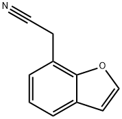 2-(Benzofuran-7-yl)acetonitrile Struktur