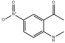 1-[2-(methylamino)-5-nitrophenyl]ethanone Struktur