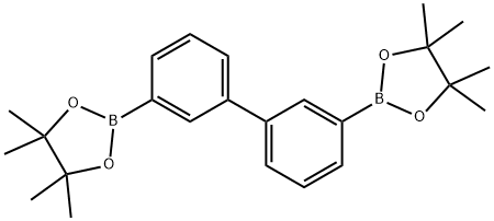 3,3'-bis(4,4,5,5-tetramethyl-1,3,2-dioxaborolan-2-yl)-1,1'-biphenyl Struktur