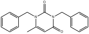 1,3-dibenzyl-6-methylpyrimidine-2,4(1H,3H)-dione Struktur