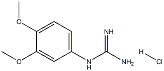 N-(3,4-Dimethoxyphenyl)guanidine Hydrochloride Struktur