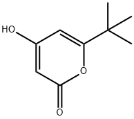 6-tert-butyl-4-hydroxy-2H-pyran-2-one Struktur