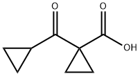 1-(cyclopropanecarbonyl)cyclopropanecarboxylicacid Struktur