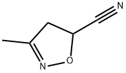 5-Isoxazolecarbonitrile, 4,5-dihydro-3-methyl- Struktur