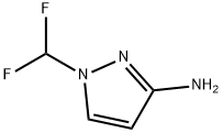 1-(difluoromethyl)-1H-pyrazol-3-amine Struktur