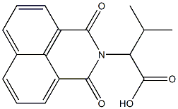 2-(1,3-dioxo-1H-benzo[de]isoquinolin-2(3H)-yl)-3-methylbutanoic acid Struktur